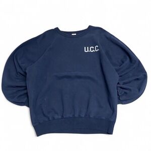Vintage U.C.C. navy crewneck sweatshirt U.C.C. front hit